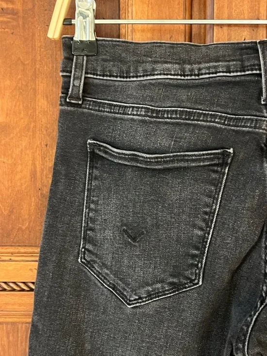 Hudson Natalie Midrise Super Skinny Ankle | Size 28 | Black Denim | Like New - Picture 7 of 15